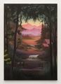 Forest Clearing (Tangerine Stream) by Neil Raitt contemporary artwork 1