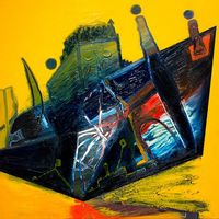 Ship of Fools (Stanley Kramer) by Gareth Sansom contemporary artwork painting