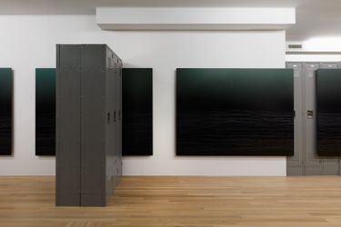 Exhibition view: Anne Imhof, AVATAR, Galerie Buchholz, New York (19 May–2 July 2022). Courtesy Galerie Buchholz.