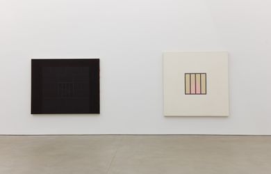 Exhibition view: Peter Halley, Paintings and Drawings 1980-81, Karma, 22nd East 2nd Street, New York (27 April–17 June 2023). Courtesy Karma.