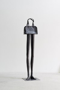 Tall bag YSL by Erwin Wurm contemporary artwork sculpture