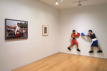 Installation view: Strike Fast, Dance Lightly: Artists on Boxing, The FLAG Art Foundation (16 June–11 August 2023). Courtesy The FLAG Art Foundation. Photo: Steven Probert.