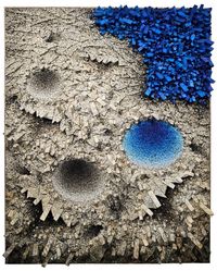 Aggregation 24 - FE018 (Healing) by Chun Kwang Young contemporary artwork painting, works on paper