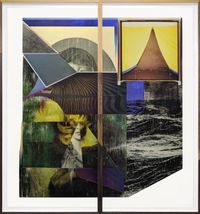 Shelter (The Twins) (For K. Schwitters) by Omar Barquet contemporary artwork painting, works on paper, sculpture, photography, print