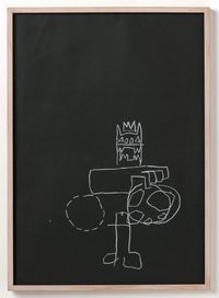Samo I by Jean-Michel Basquiat contemporary artwork drawing