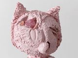 Pink Selenite and Rose Quartz Eroded Felix the Cat by Daniel Arsham contemporary artwork 2