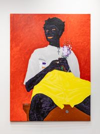 Flower Boy I by Kwesi Botchway contemporary artwork painting