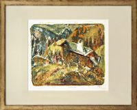 Berghaus (Mountain House) by Ernst Ludwig Kirchner contemporary artwork print
