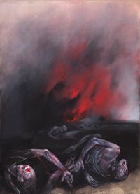 Fire by Vladimir Veličković contemporary artwork painting