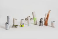 PVC Vases by Zhou Yilun contemporary artwork mixed media