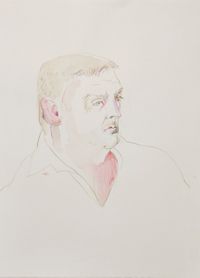 Lloydy by Ben Quilty contemporary artwork drawing