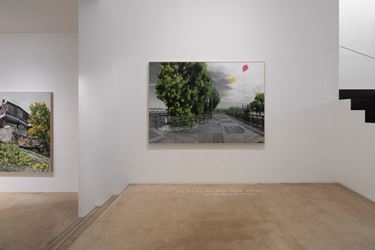 Exhibition view: Honggoo Kang, Study of Green-Seoul-Vacant Lot, ONE AND J. Gallery, Seoul (May 1–31, 2020). Courtesy ONE AND J. Gallery.