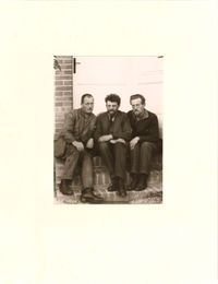 Revolutionäre [Alois Lindner, Erich Mühsam; Guido Kopp] by August Sander contemporary artwork photography