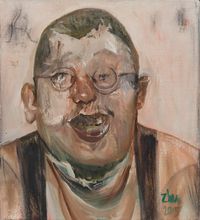 Laugh #2 by Zhu Xiangmin contemporary artwork painting, works on paper