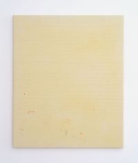 Endnote oblique, pink (yellow) by Ian Kiaer contemporary artwork painting