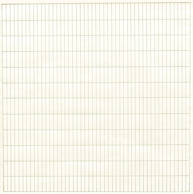 Untitled by Agnes Martin contemporary artwork