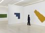 Contemporary art exhibition, Robert Mangold, Plane Structures at Pace Gallery, 540 West 25th Street, New York, USA