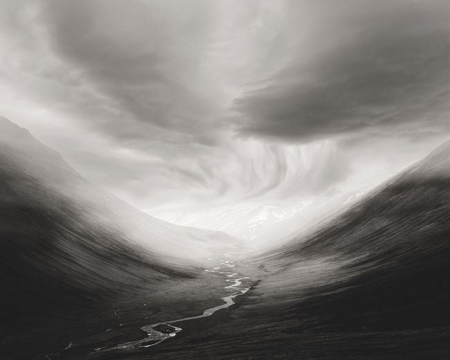 Glacial Valley and Storm, Iceland by Jeffrey Conley contemporary artwork