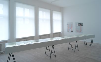 Exhibition view: Eric Baudelaire, Afterimage, Barbara Wien, Berlin (16 February–13 April 2019). Courtesy Barbara Wien.