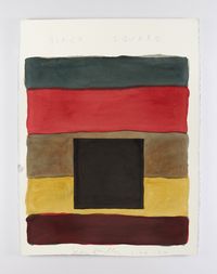 Black Square 1.26.20 by Sean Scully contemporary artwork painting, works on paper, drawing