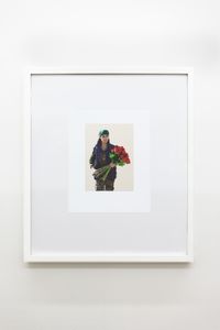 YPJ fighter handing out roses to women rescued from ISIS on International Women’s Day 8th March 2017 by Michael Wilkinson contemporary artwork sculpture