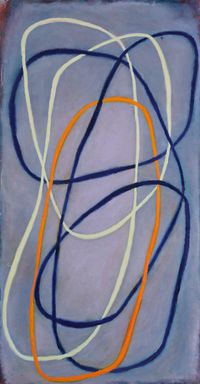 Blue Whale by Ildiko Kovacs contemporary artwork painting