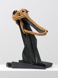 La Musica Black by Barbara Chase-Riboud contemporary artwork sculpture