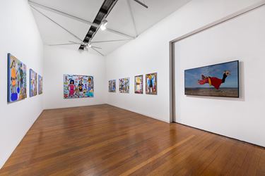 Exhibition view, Kaylene Whiskey, Wonder Women, Roslyn Oxley9 Gallery (3-26 October 2019). Photo: Luis Power