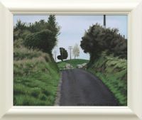 Near 8 Mile Junction by Dick Frizzell contemporary artwork painting