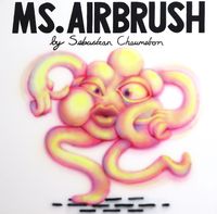 MS AIRBRUSH by Sebastian Chaumeton contemporary artwork painting