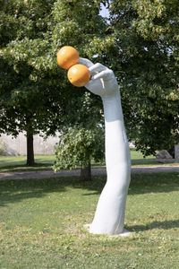 Untitled (The Hitchhiker's Project) by Erwin Wurm contemporary artwork sculpture