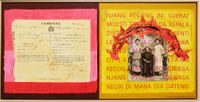 Land-Pas / Surat Jalan / Travel Document by FX Harsono contemporary artwork painting