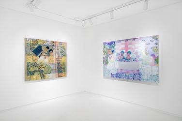 Miko Veldkamp, Installation view, Postcards from Home, BB&M, Seoul, 2023.