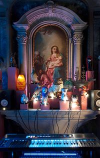 Little Gods (Chamber Organ) by Oliver Beer contemporary artwork installation