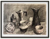 Still Life by William Kentridge contemporary artwork works on paper, drawing
