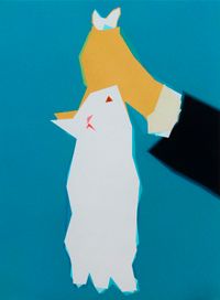 Rabbit by Tomohito Ushiro contemporary artwork painting