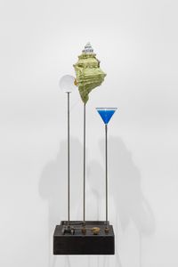 Das Blaue Schlupfloch by Rebecca Horn contemporary artwork sculpture