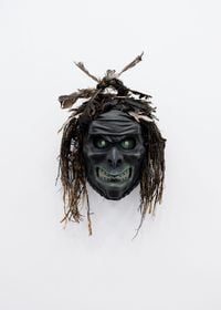 Kwakwaka’wakw, Musgamakw Dzawada’enuxw First Nation Bukwus Mask by Beau Dick contemporary artwork sculpture