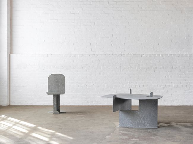 Pierced Seat and Pierced Table by Isamu Noguchi contemporary artwork