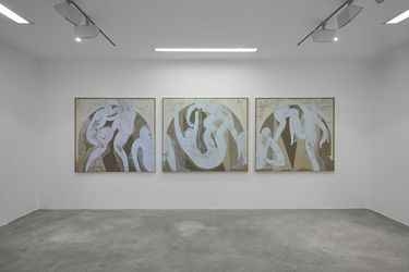Exhibition View: Matthew Stone, The Dance Paintings, Jarilager Gallery, Cologne (9 June–28 July 2024). Courtesy Jarilager, Cologne/London/Seoul