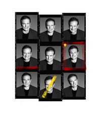 Robin Williams Contact Sheet by Andy Gotts contemporary artwork photography, print