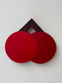 빨간 열매 Cherries by Hyunsun Jeon contemporary artwork textile