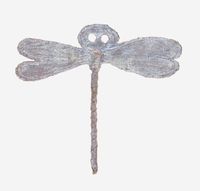 Untitled Dragonfly object (from the Libellenrochen series) by Heidi Bucher contemporary artwork sculpture