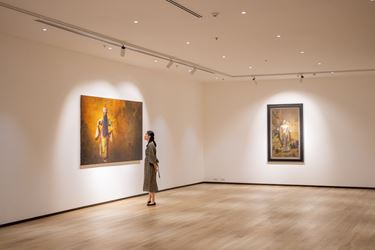 Exhibition view: Mi Qiaoming,   Layers Of Tranquility, Tang Contemporary Art, Bangkok (14 November–14 December 2019). Courtesy Tang Contemporary Art.
