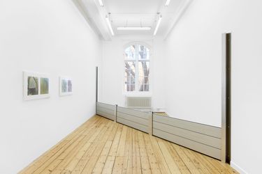 Installation view: Christopher Aque and Alexandre Khondi, Condo London,Studio M hosting Sweetwater, Berlin, Maureen Paley, London (20 January–18 February 2024). Courtesy Maureen Paley.