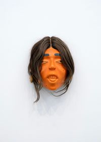 Kwakwaka’wakw, Musgamakw Dzawada’enuxw First Nation Towkwit Woman by Beau Dick contemporary artwork painting, sculpture
