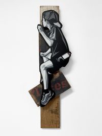 Gotta Get Over To Get Up by Joe Iurato contemporary artwork painting, sculpture