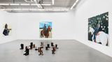 Contemporary art exhibition, Otis Kwame Kye Quaicoe, BLACK RODEO Cowboys of the 21st Century at Almine Rech, Brussels, Belgium