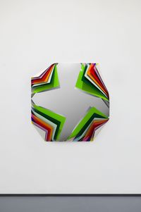 Metal Box (Techno - Colour) by Jim Lambie contemporary artwork painting, sculpture