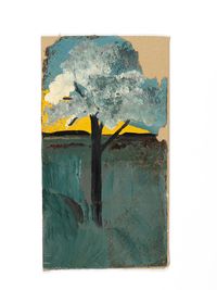 Slim Tree Trunk by Frank Walter contemporary artwork painting